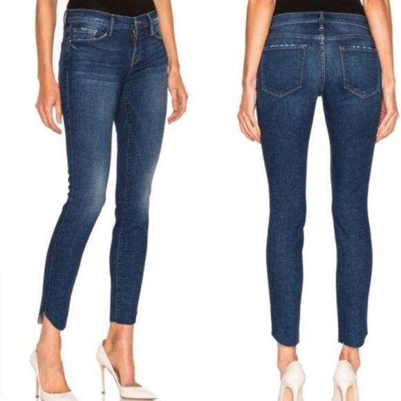 FRAME Denim Le Skinny De Jeanne Tulip Hem Ankle Jeans size 28 York - Picture 2 of 16